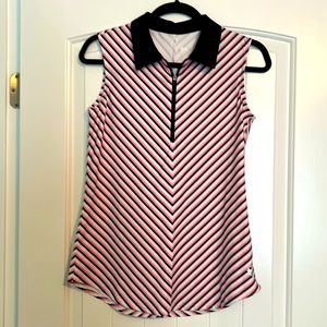 NWOT JOFIT ladies sleeveless golf shirt small but fits like a med